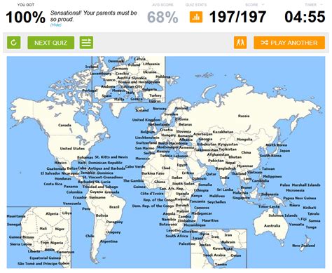 sporcle world countries